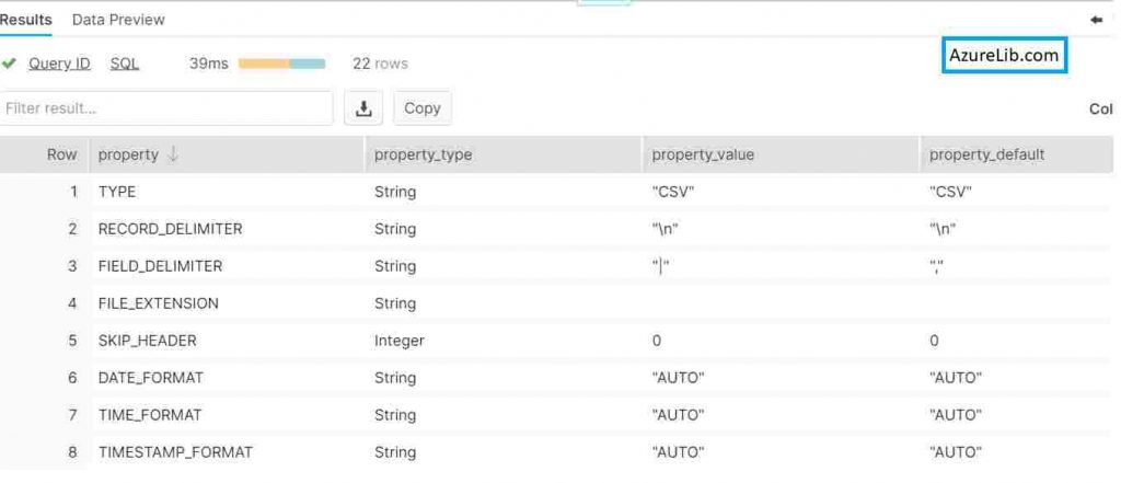 File Format in Snowflake - AzureLib.com