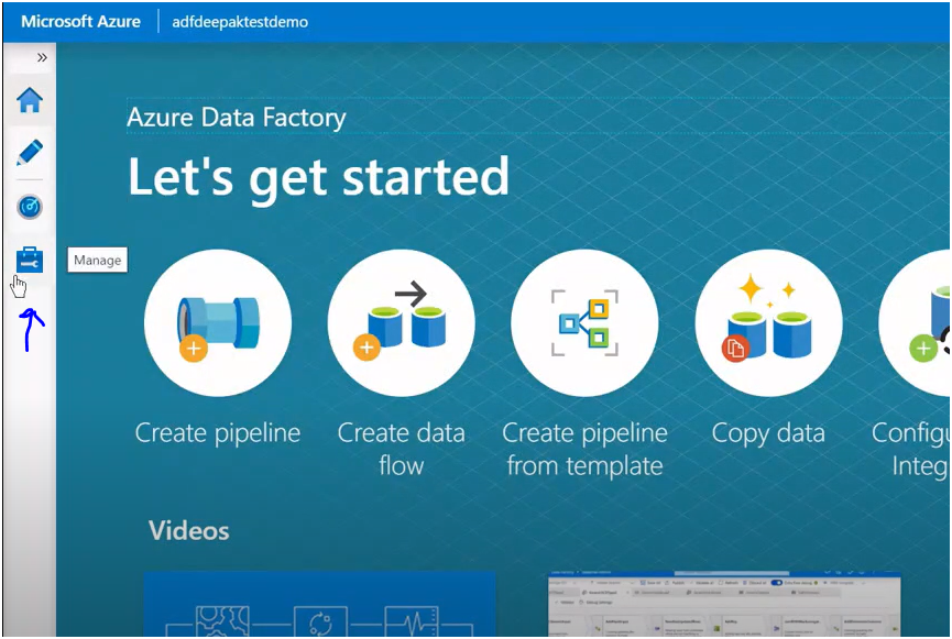 How to create linked service in Azure Data Factory to connect sql database