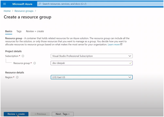 Resource Group in Azure concepts with practical demo